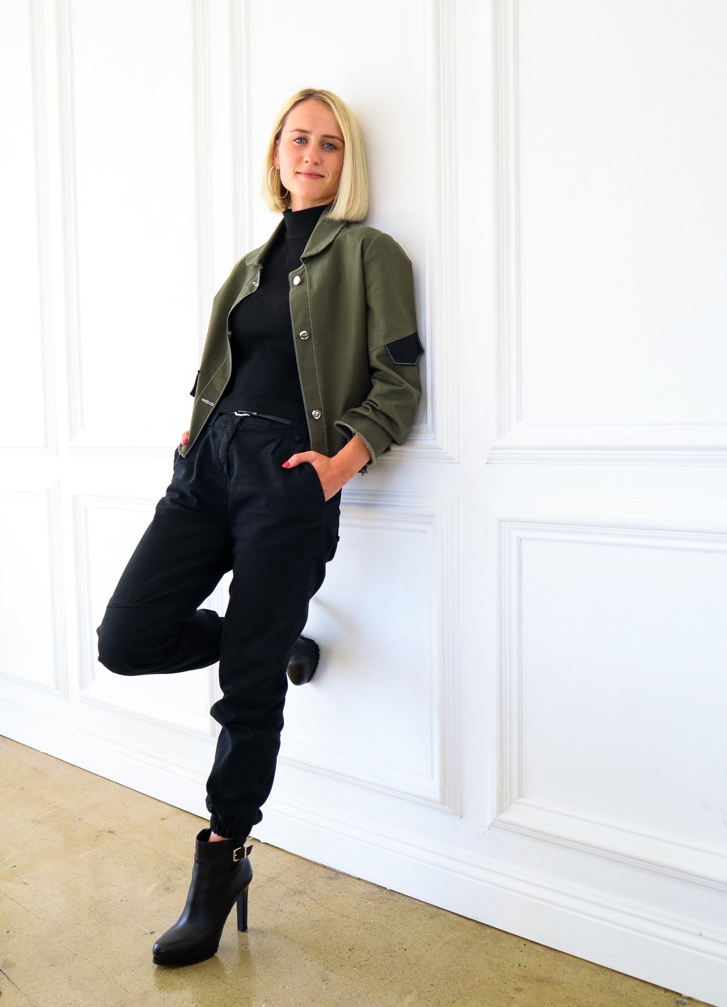 Olive Blazer Jacket